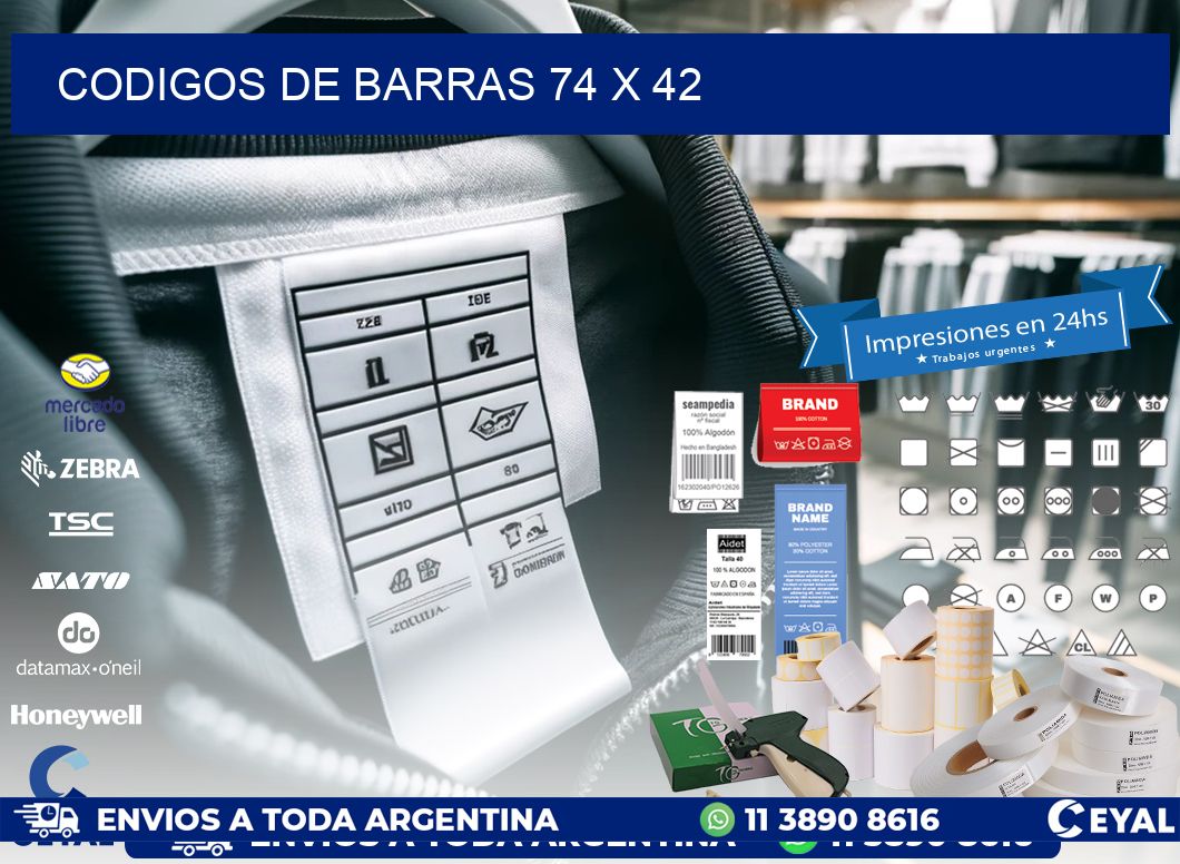 codigos de barras 74 x 42
