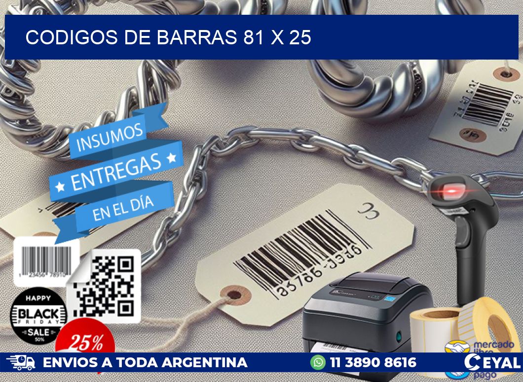 codigos de barras 81 x 25