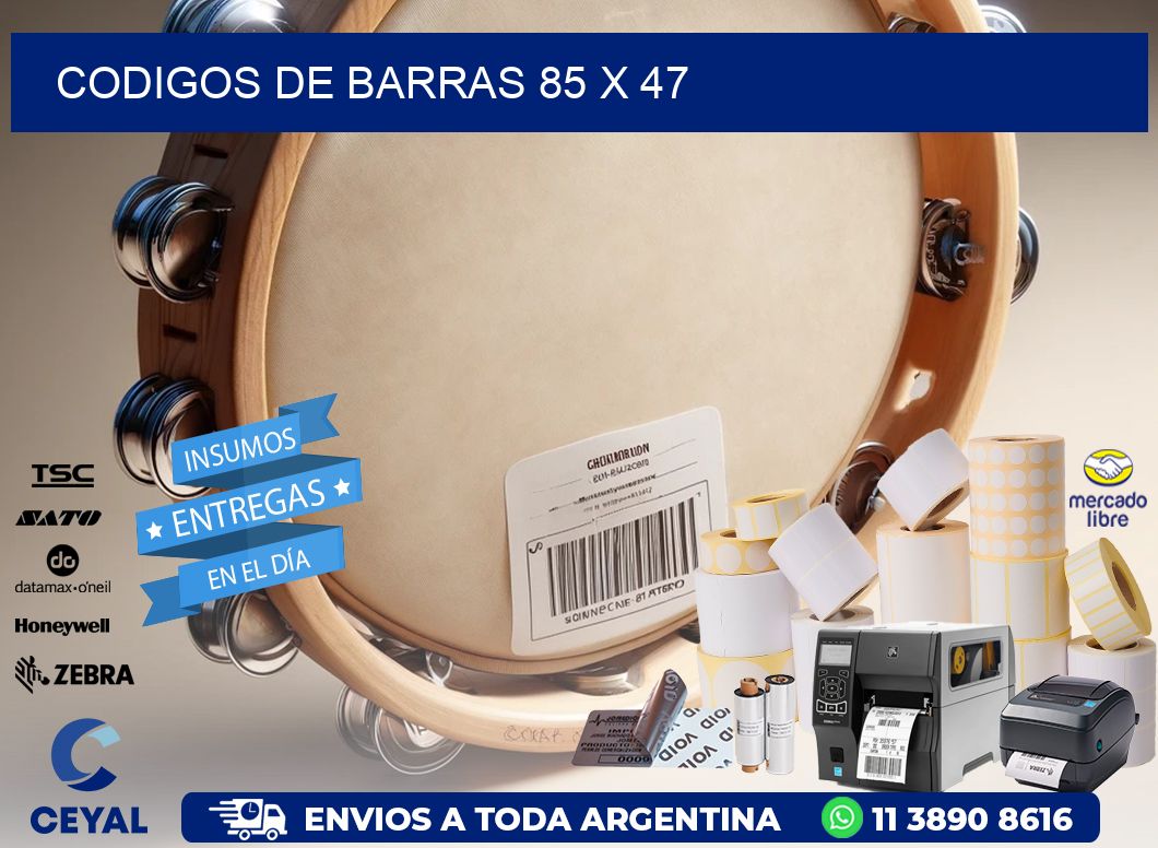 codigos de barras 85 x 47