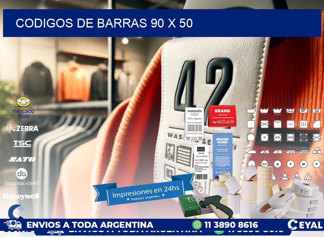 codigos de barras 90 x 50