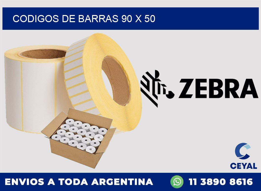 codigos de barras 90 x 50
