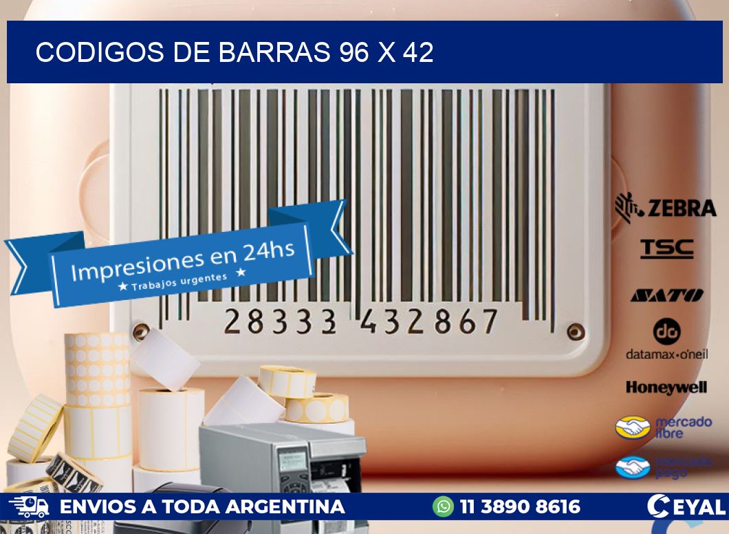 codigos de barras 96 x 42
