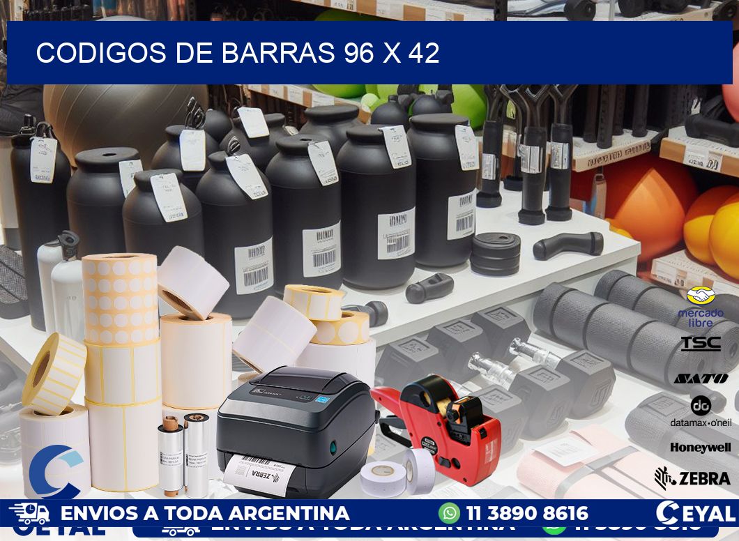 codigos de barras 96 x 42