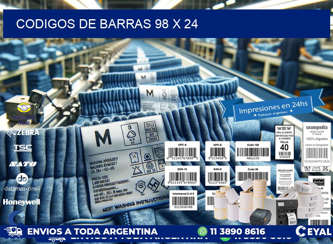 codigos de barras 98 x 24