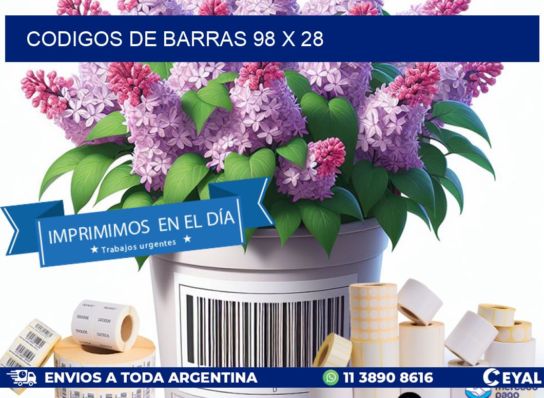 codigos de barras 98 x 28