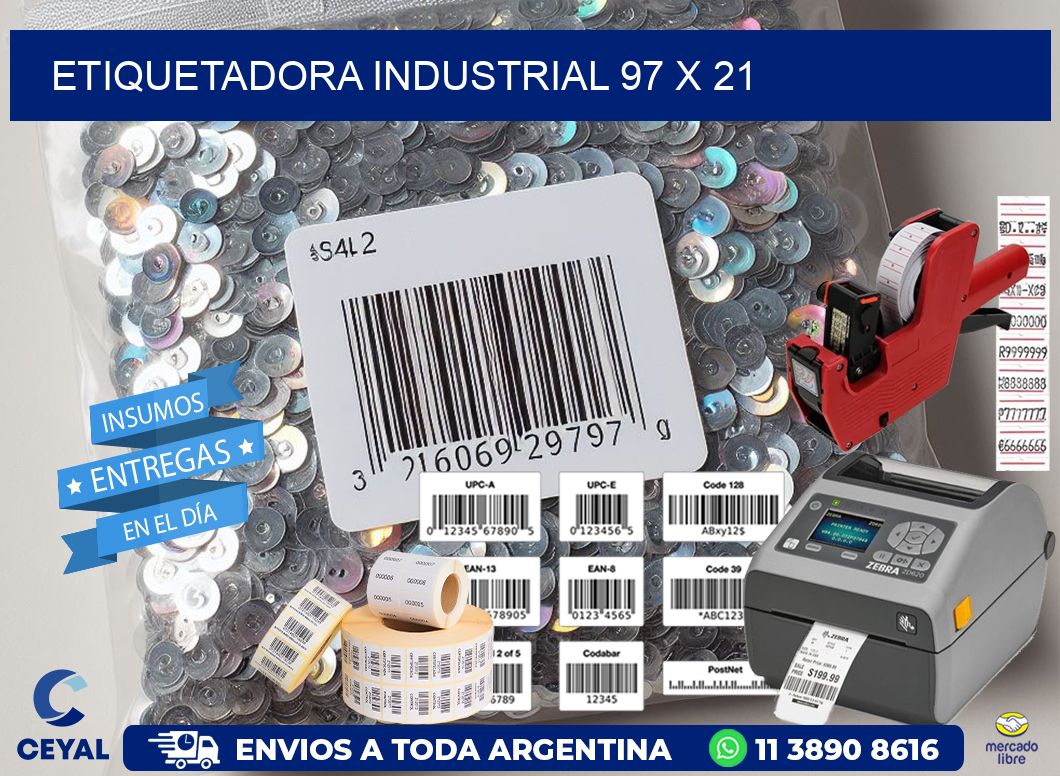 etiquetadora industrial 97 x 21