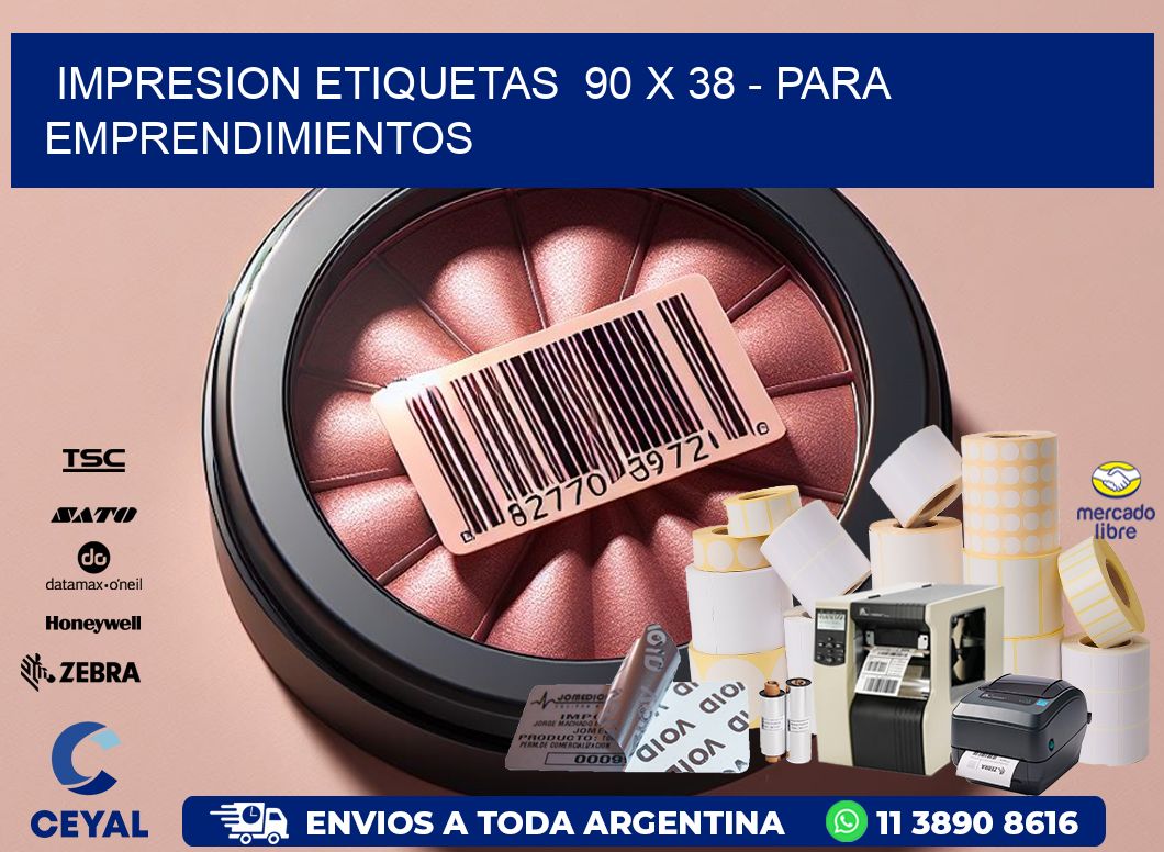 impresion etiquetas  90 x 38 – para emprendimientos