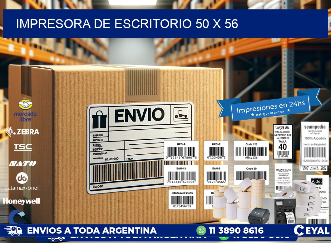 impresora de escritorio 50 x 56