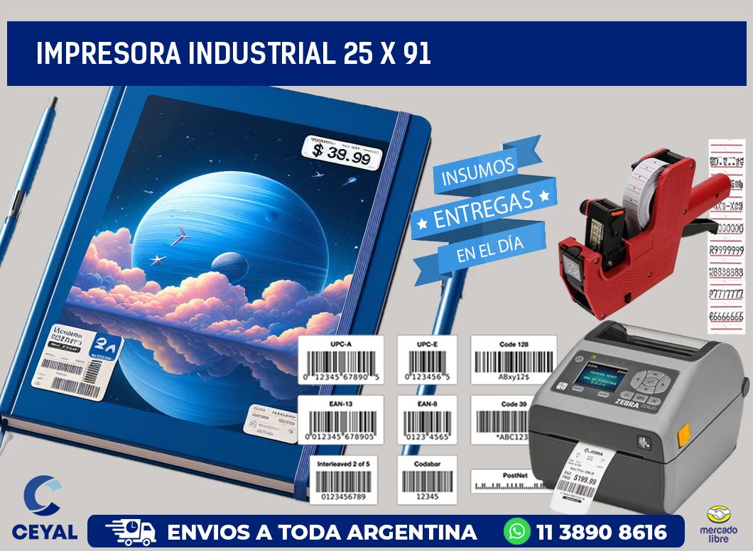 impresora industrial 25 x 91