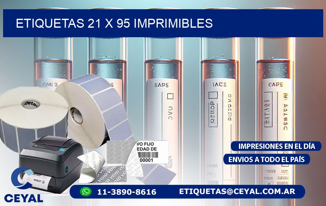 ETIQUETAS 21 x 95 IMPRIMIBLES