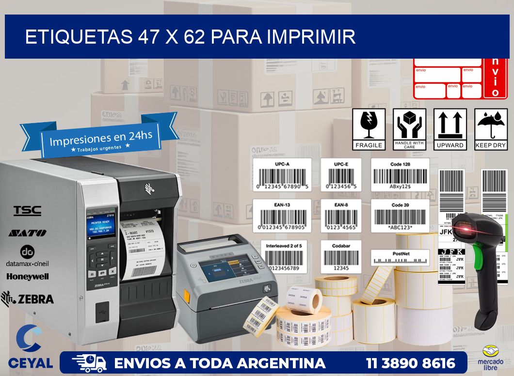 ETIQUETAS 47 x 62 PARA IMPRIMIR
