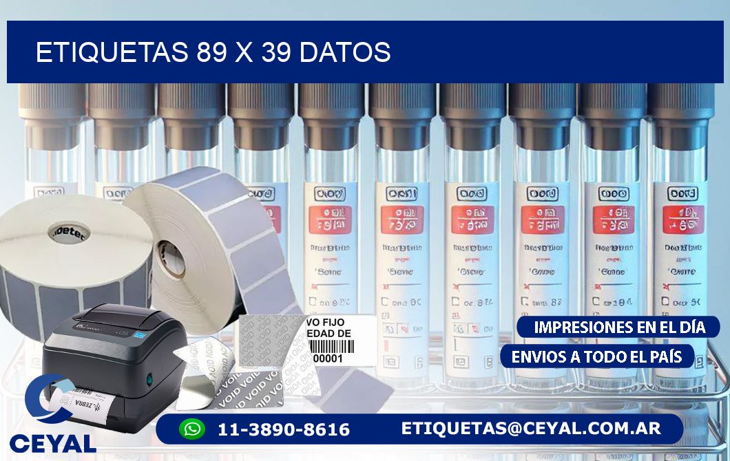 ETIQUETAS 89 x 39 DATOS