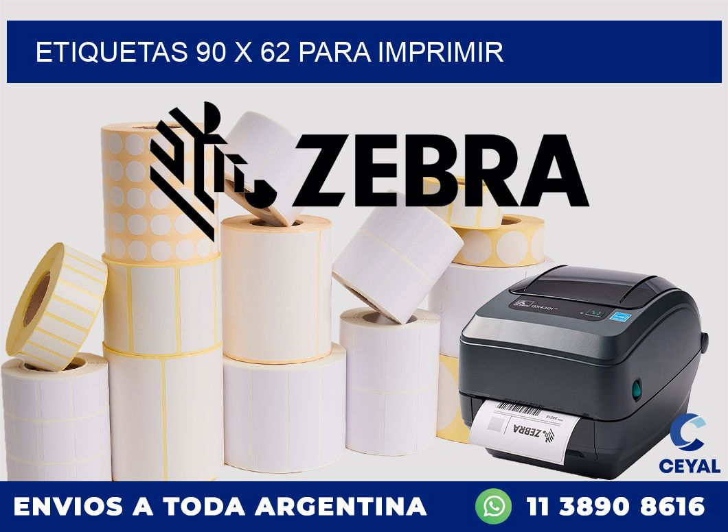 ETIQUETAS 90 x 62 PARA IMPRIMIR