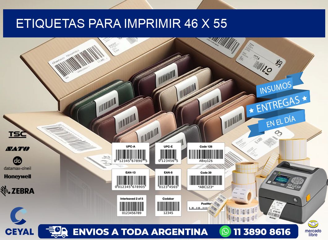 etiquetas para imprimir 46 x 55