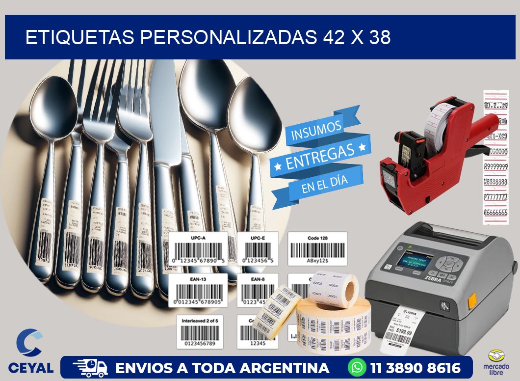 etiquetas personalizadas 42 x 38