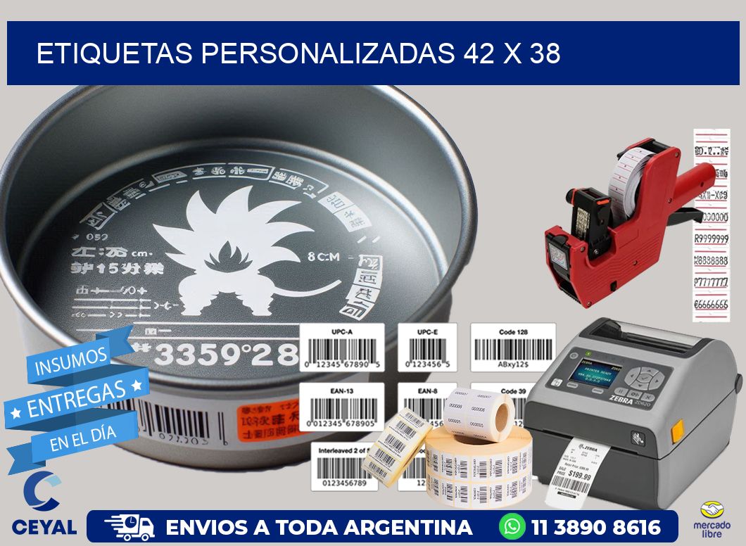 etiquetas personalizadas 42 x 38