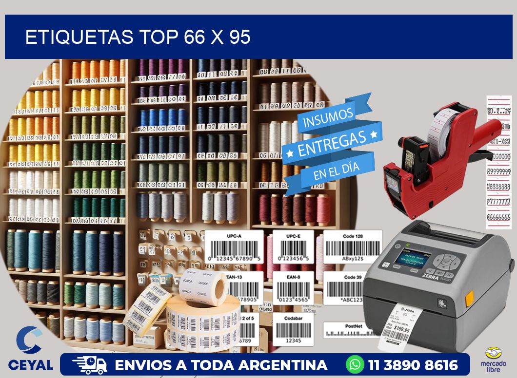 etiquetas top 66 x 95