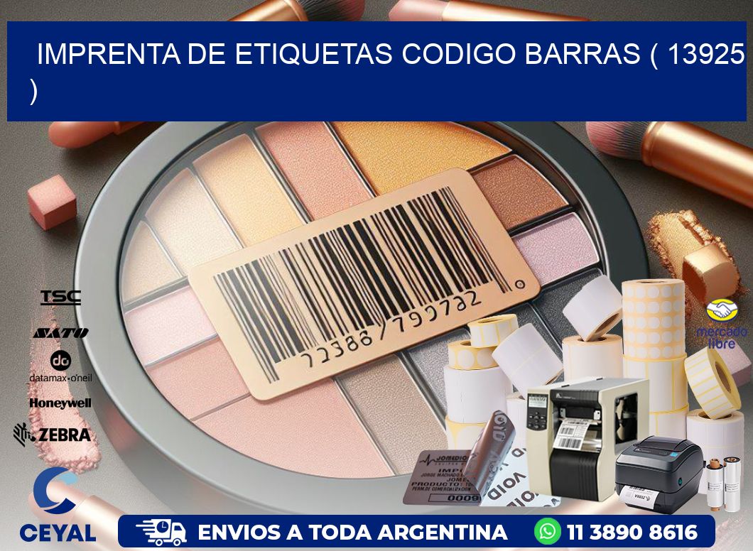 imprenta de etiquetas codigo barras ( 13925 )