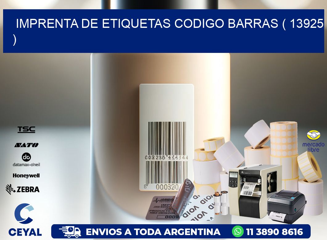 imprenta de etiquetas codigo barras ( 13925 )