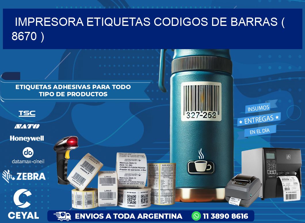 impresora etiquetas codigos de barras ( 8670 )
