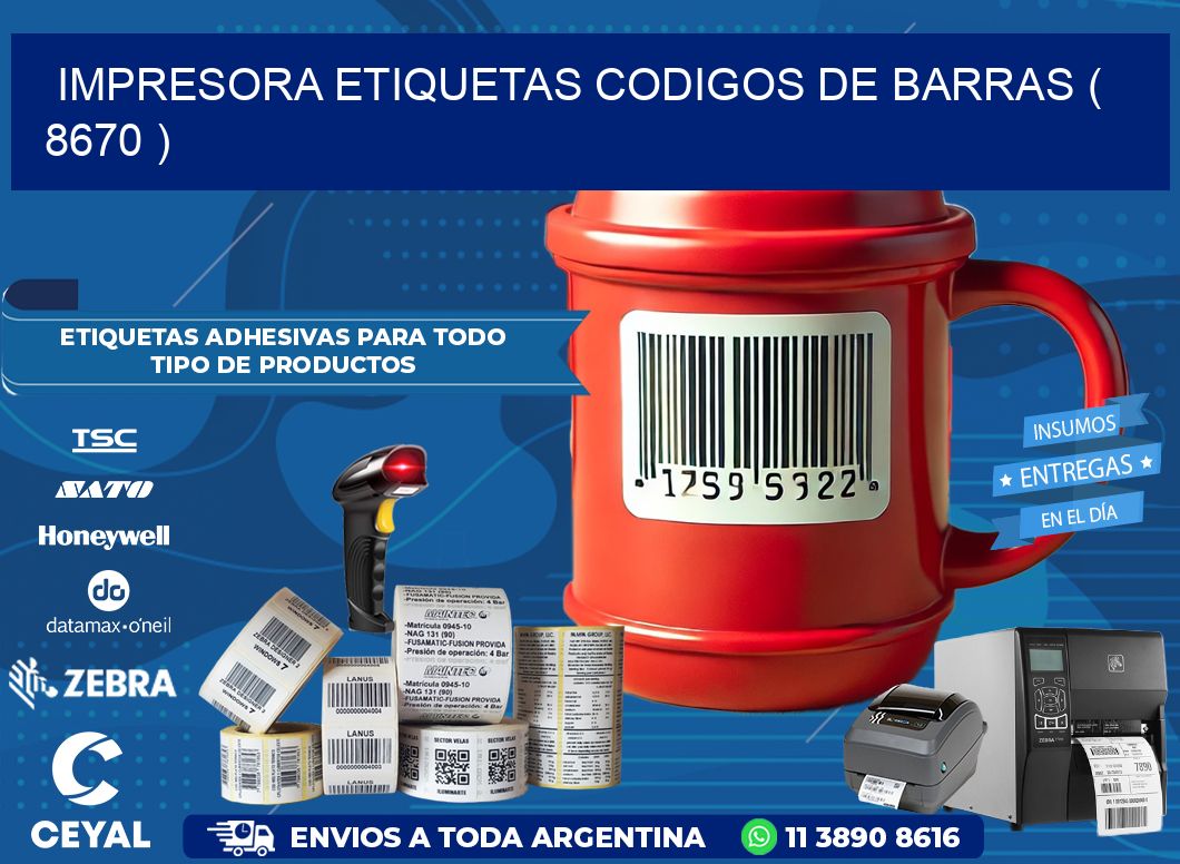 impresora etiquetas codigos de barras ( 8670 )