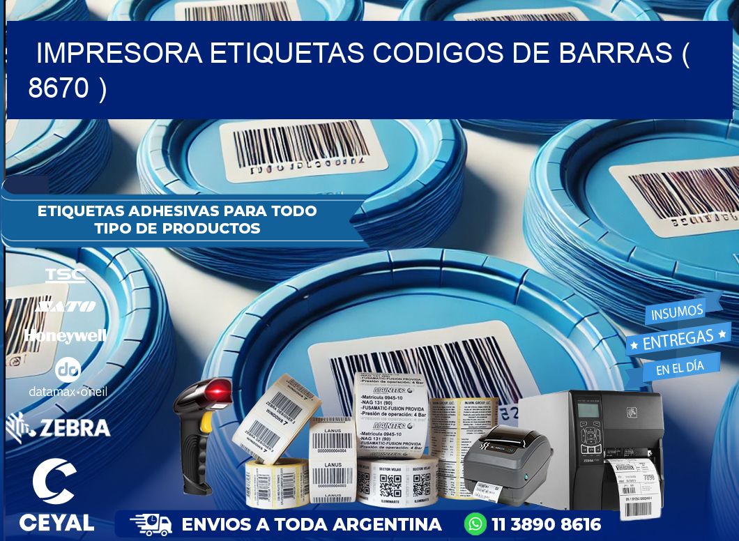 impresora etiquetas codigos de barras ( 8670 )