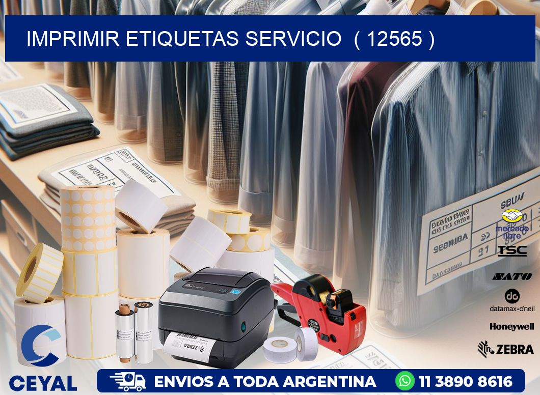 imprimir etiquetas servicio  ( 12565 )