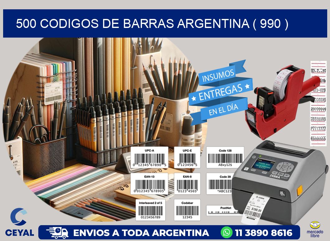 500 codigos de barras argentina ( 990 )