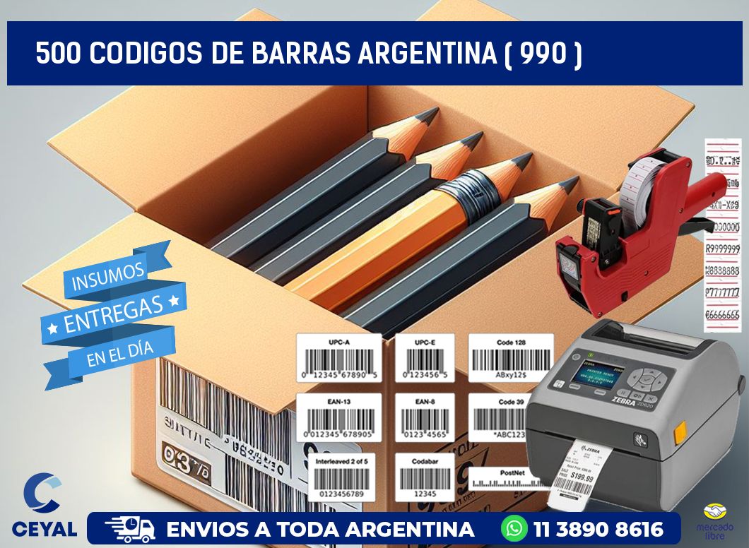 500 codigos de barras argentina ( 990 )