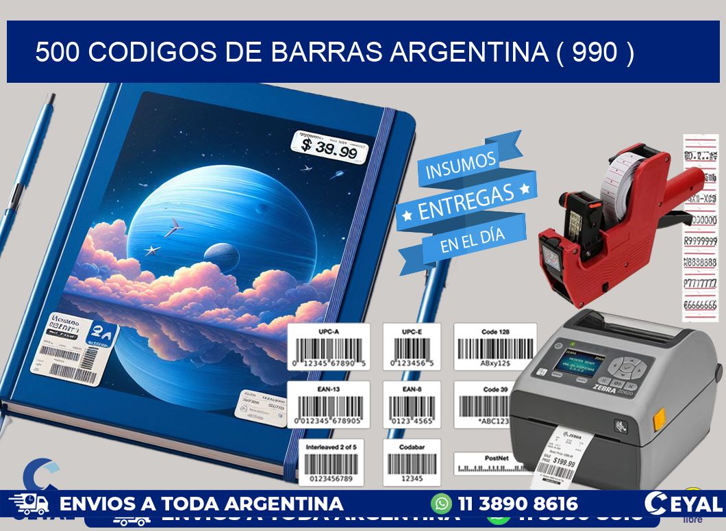 500 codigos de barras argentina ( 990 )