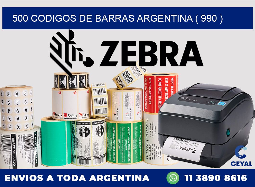 500 codigos de barras argentina ( 990 )