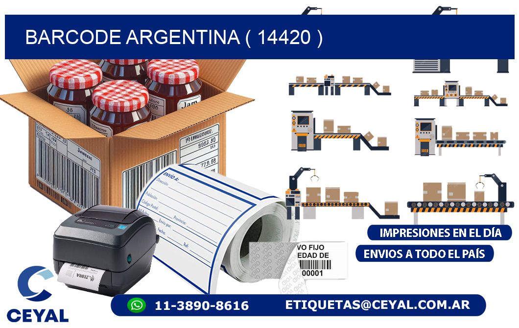 BARCODE ARGENTINA ( 14420 )