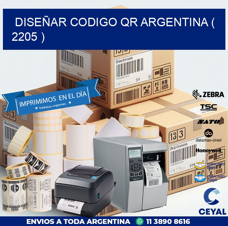 DISEÑAR CODIGO QR ARGENTINA ( 2205 )