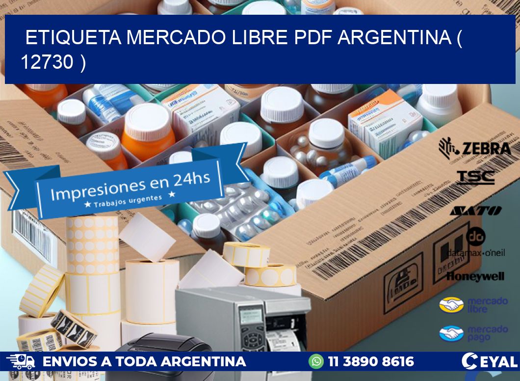 ETIQUETA MERCADO LIBRE PDF ARGENTINA ( 12730 )