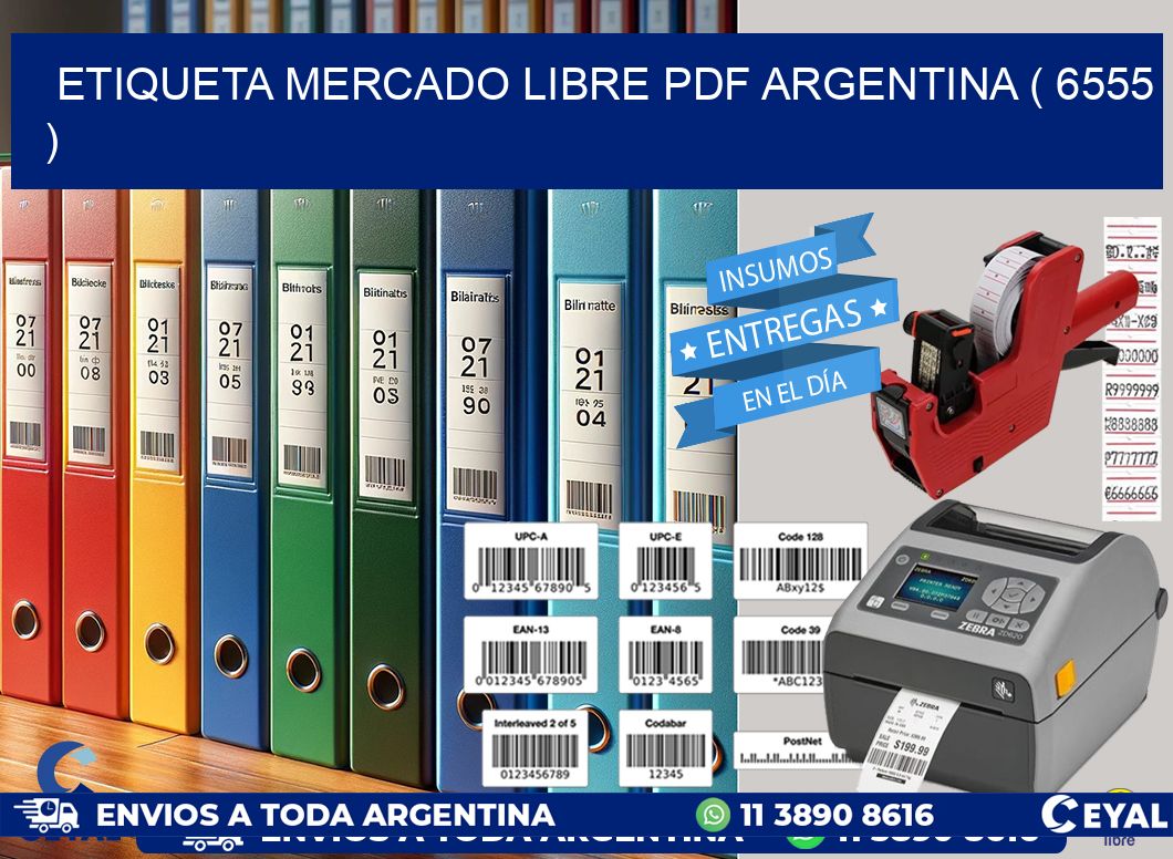 ETIQUETA MERCADO LIBRE PDF ARGENTINA ( 6555 )