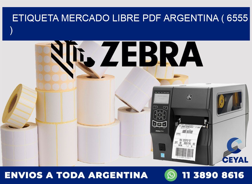 ETIQUETA MERCADO LIBRE PDF ARGENTINA ( 6555 )