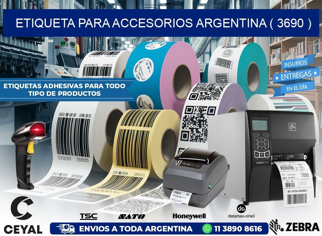 ETIQUETA PARA ACCESORIOS ARGENTINA ( 3690 )