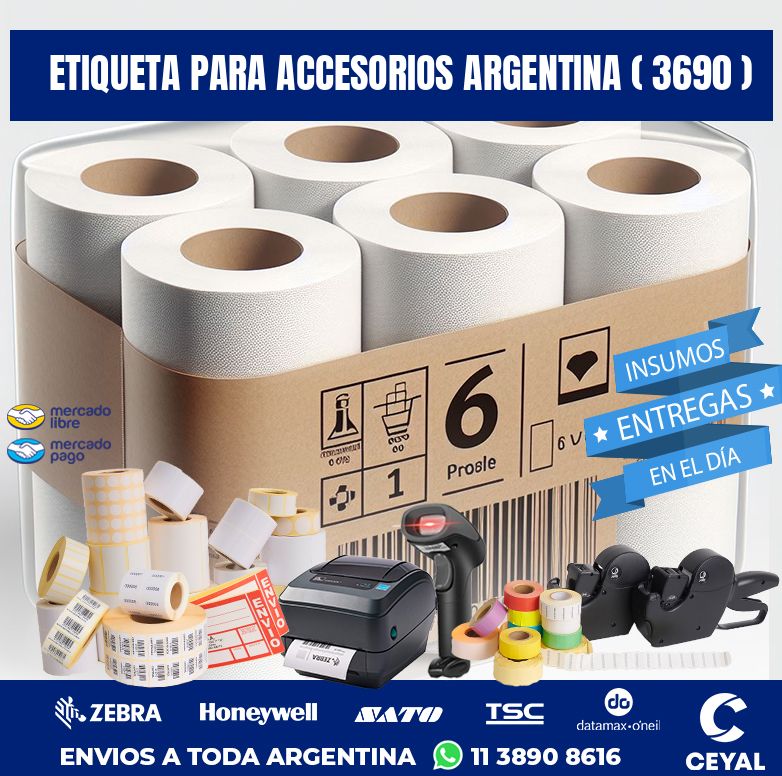 ETIQUETA PARA ACCESORIOS ARGENTINA ( 3690 )