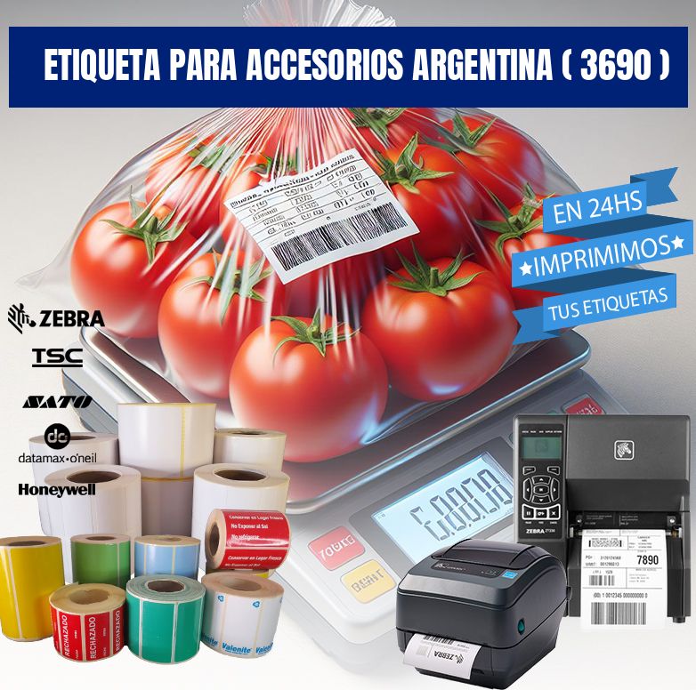 ETIQUETA PARA ACCESORIOS ARGENTINA ( 3690 )