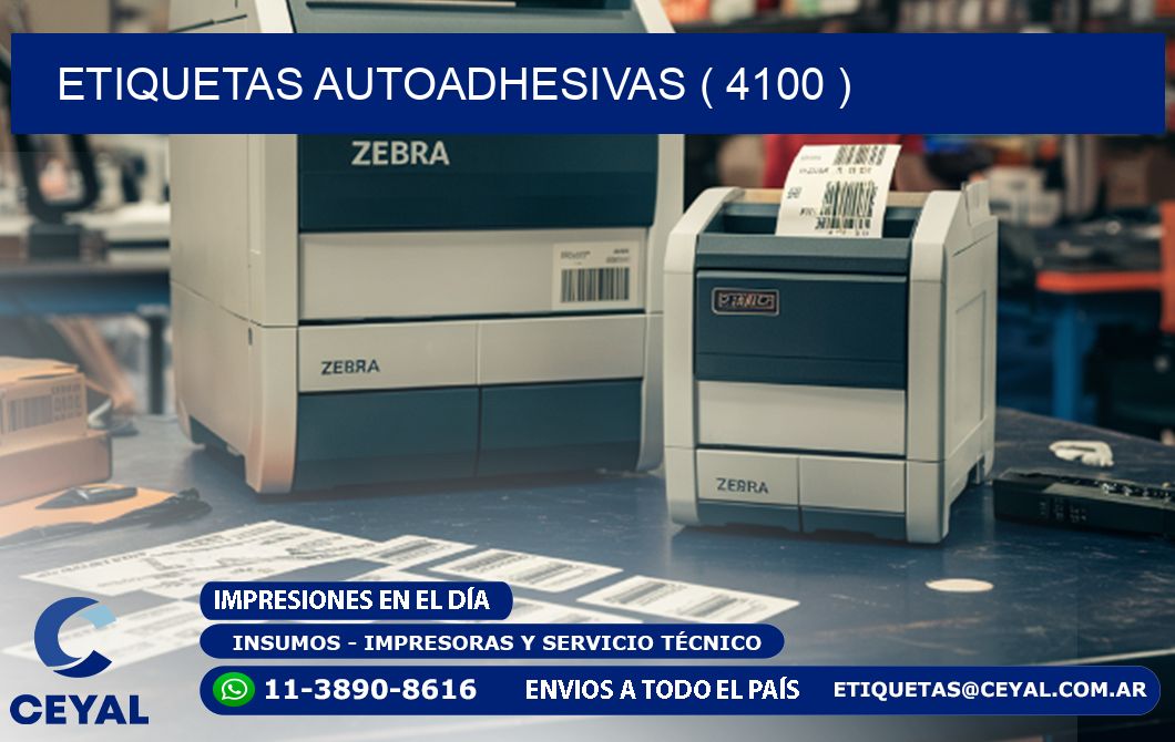 ETIQUETAS AUTOADHESIVAS ( 4100 )