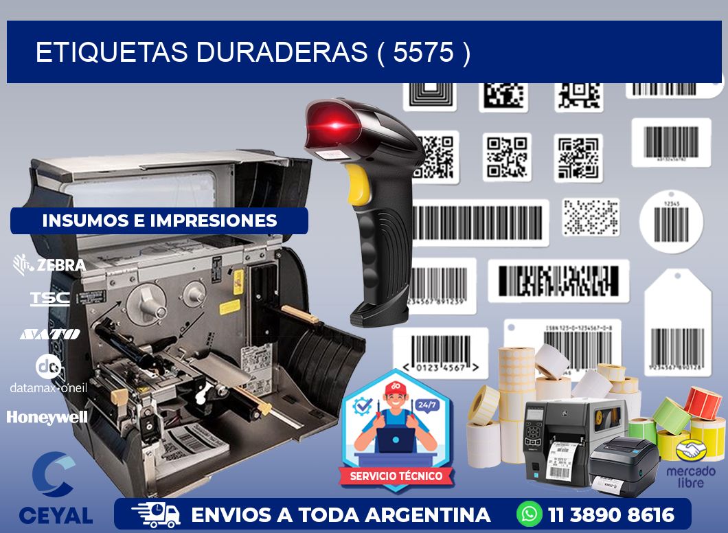 ETIQUETAS DURADERAS ( 5575 )