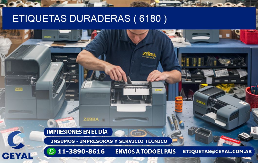 ETIQUETAS DURADERAS ( 6180 )