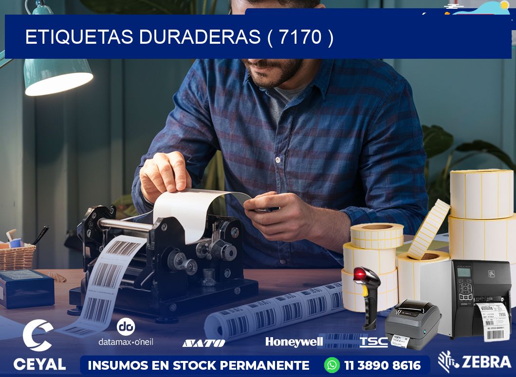 ETIQUETAS DURADERAS ( 7170 )