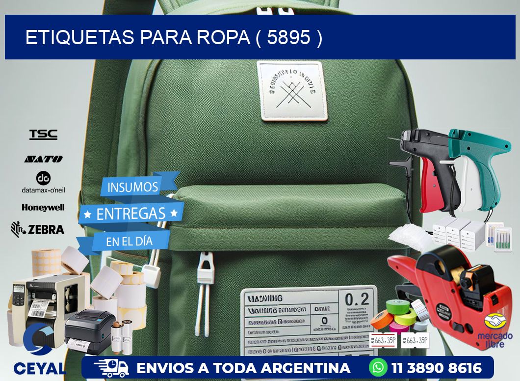 ETIQUETAS PARA ROPA ( 5895 )