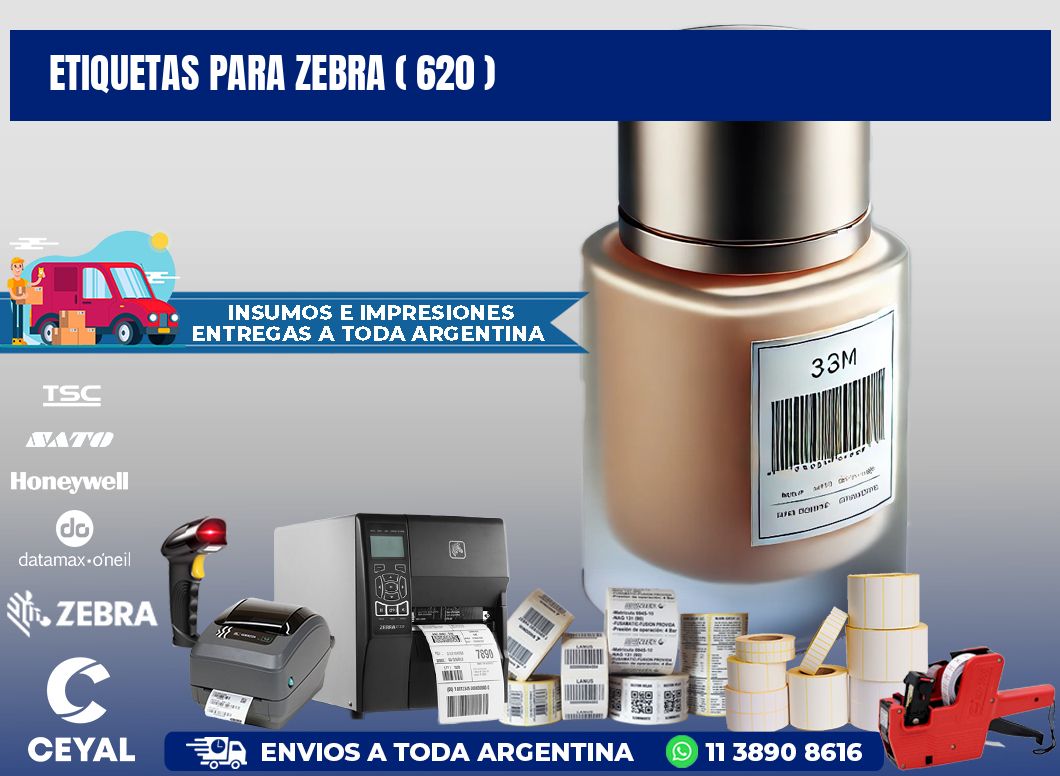 ETIQUETAS PARA ZEBRA ( 620 )