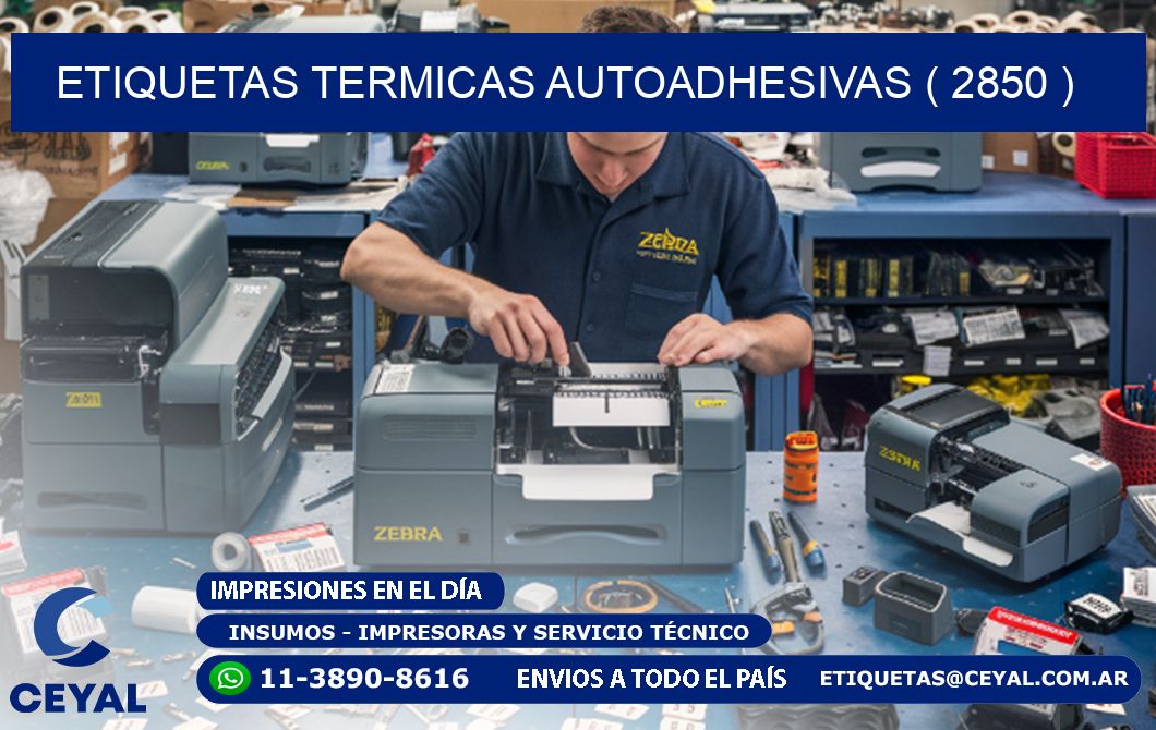 ETIQUETAS TERMICAS AUTOADHESIVAS ( 2850 )