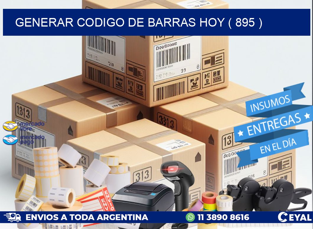 GENERAR CODIGO DE BARRAS HOY ( 895 )