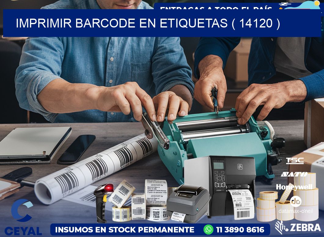 IMPRIMIR BARCODE EN ETIQUETAS ( 14120 )