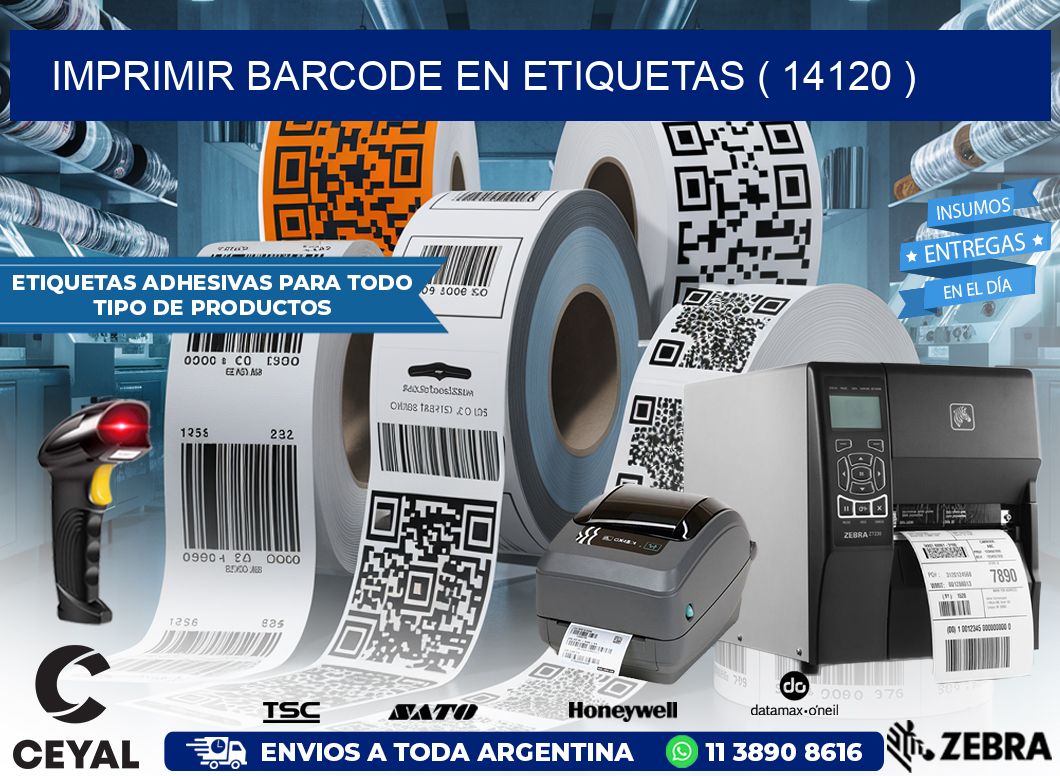 IMPRIMIR BARCODE EN ETIQUETAS ( 14120 )