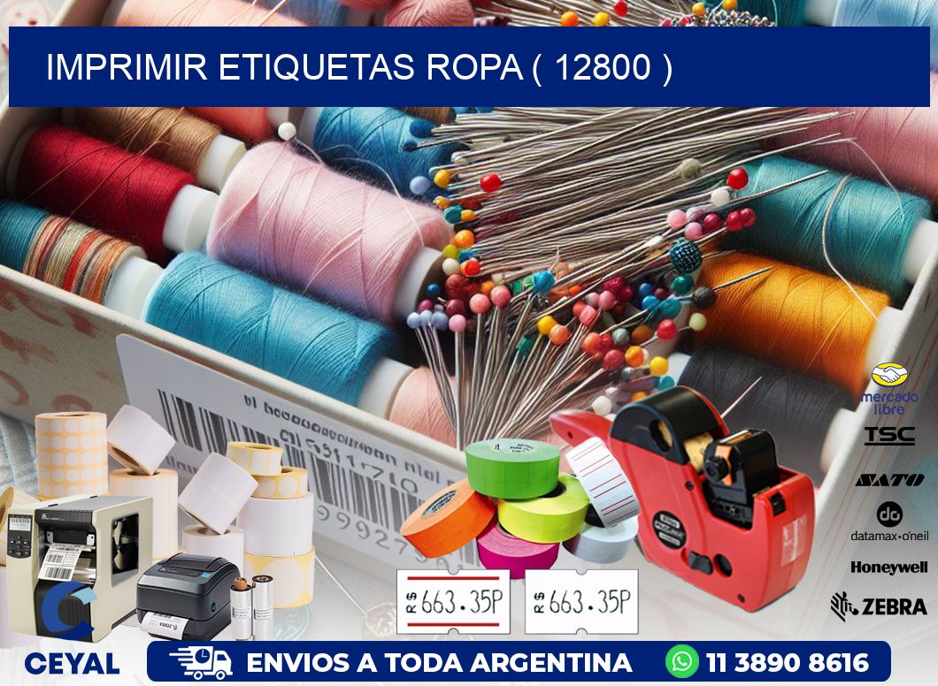 IMPRIMIR ETIQUETAS ROPA ( 12800 )